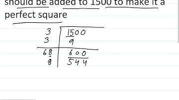 find the smallest positive integer that should be added to 1500 to make it a perfect square
