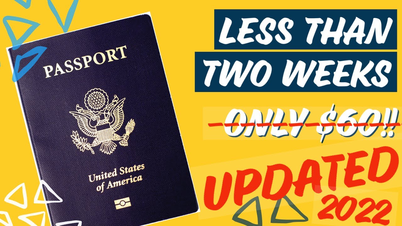 How to get a passport FAST (UPDATED 2022) YouTube