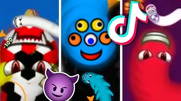 Kumpulan TikTok Cacing WormsZone.io Viral Video Terbaru (Worms Zone io Zona Cacing Tiktok) #11 🐍🍒