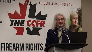 Lawyer Ian Runkle speaks at CCFR AGM 2023