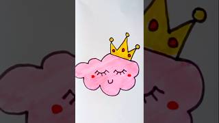 Drawing clouds ☁️ #easydrawing #kidsdrawing