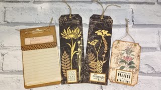 Junk Journal Ephemera using Packaging and Junk - Junk It July Guía