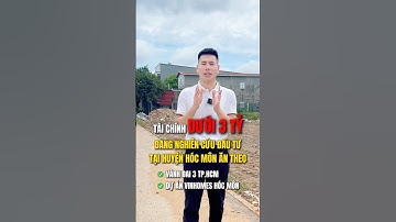Hàng F0, chỉ 2.8 tỏi/lô. Gần Vinhomes Hóc Môn, Vành đai 3 TP.HCM #datnenhocmon #batdongsan