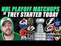 NHL Playoffs Matchups if the Playoffs Started TODAY!