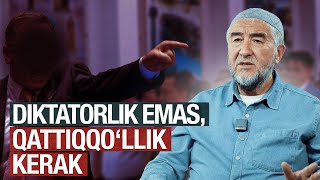 : "Qarg'a qarg'aning ko'zini cho'qimaydi" yoxud davlatda adolat bo'lmasa