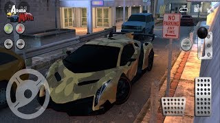 Real Car Parking 2 Lamborghini (Askeri Desenli) Park Etme // Real Car Parking 2 Gameplay #6 FHD screenshot 3