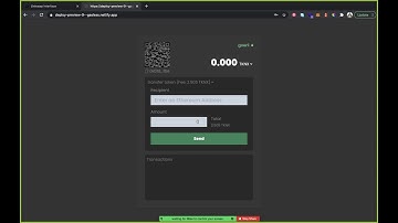 ETH gasless wallet demo