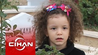 Van Depreminin Sembolü Azra Bebek Babasının Kabrini Ziyaret Etti