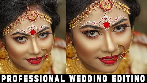 Professional Wedding Photo Editing Tutorial | Learn Photoshop | Photoshop 2021