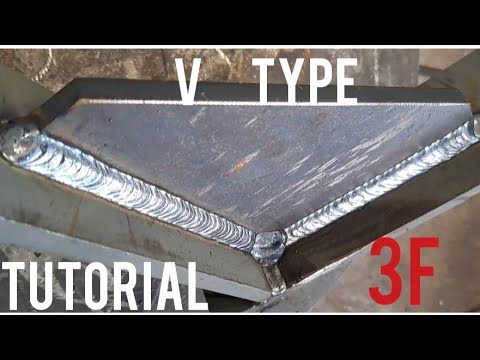 FCAW VERTICAL 3F V TYPE TUTORIAL AND TECHNIQUE FOR BEGINNERS - YouTube