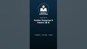 🔢🧩 Number Sequences & Patterns