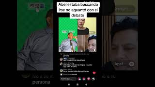 ¡¡¡IMPOTENCIA PURA!!! Abel no dió el ancho para debatir y habla ardido