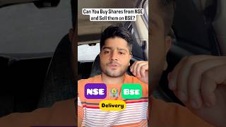 Buy Shares from NSE and Sell on BSE....Is it possible?#shortsvideo #shorts #trading #sharemarket