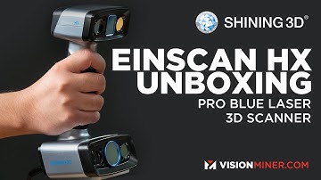 Unboxing the Shining3D Einscan HX - Professional Blue Laser 3D Scanner
