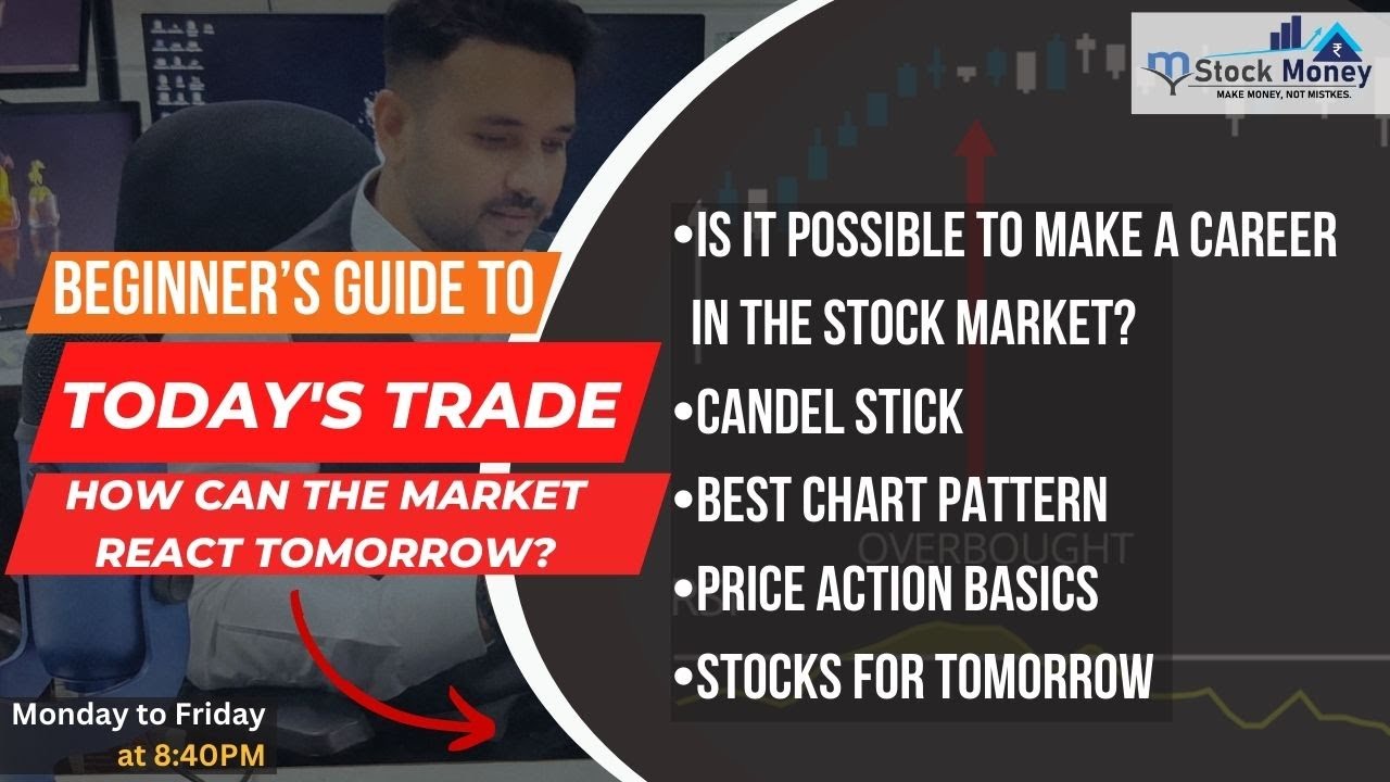 Graph showing market reaction predictions for tomorrow's trading session
