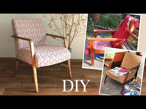 Szczegółowy projekt starego krzesła! DIY