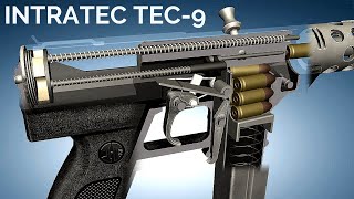 3D Animation & Facts: How the Intratec TEC9 worked