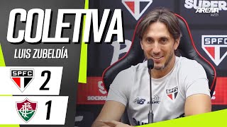 COLETIVA LUIS ZUBELDÍA | AO VIVO | São Paulo x Fluminense - Brasileirão 2024