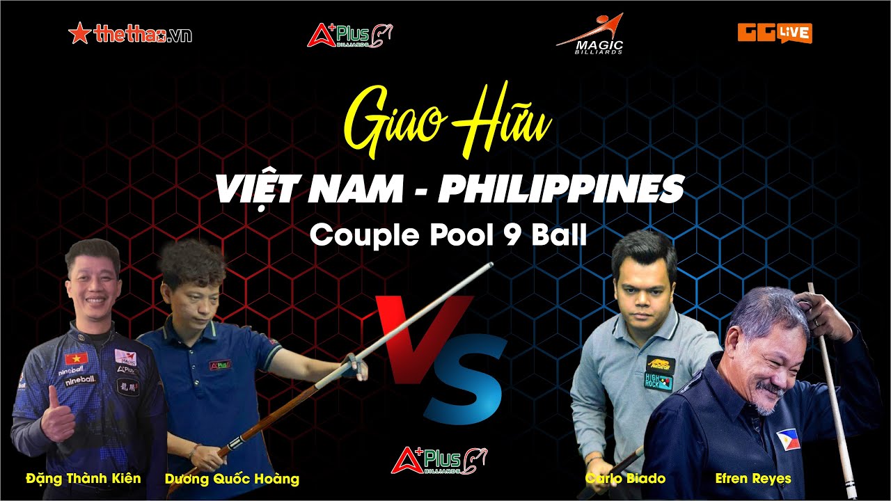 THÀNH KIÊN & QUỐC HOÀNG vs CARLO BIADO & EFREN REYES |... - youtube