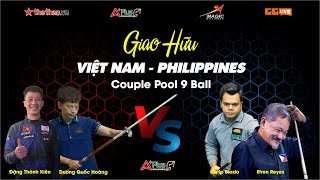 THÀNH KIÊN & QUỐC HOÀNG vs CARLO BIADO & EFREN REYES | GIAO HỮU VIỆT NAM - PHILIPPINES