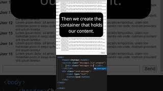 Add scrollbar to dynamic height element | CSS &amp; HTM  tips #webdev #frontend #css #html #scrollbar