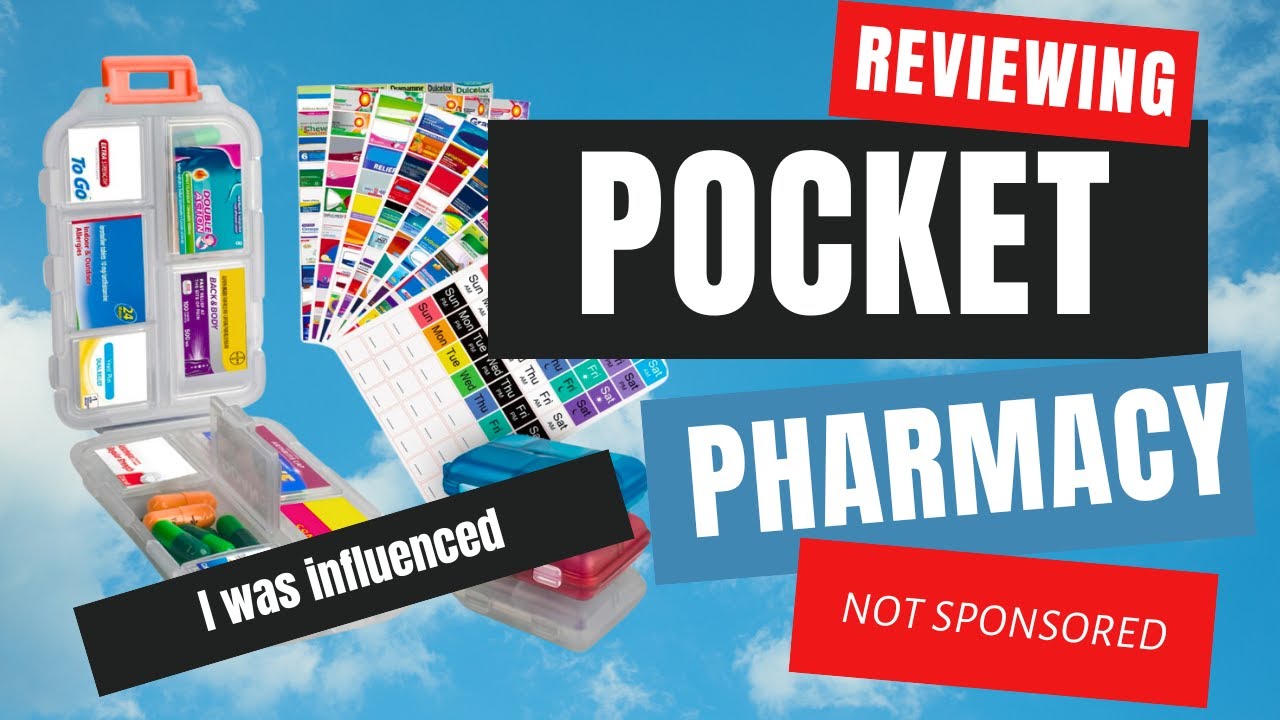 Viral Pocket Pill Organizer Review My Travel Pharmacy OTC Medications for Vacation Not sponsored