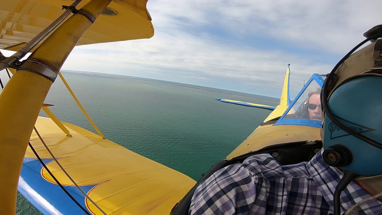 Biplane ride - YouTube