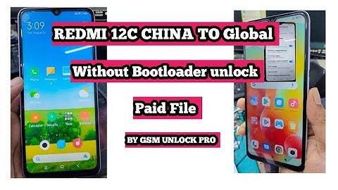 Redmi 12C China To Global without Bootloader unlock After Dead Logo Hang Fixing ✅