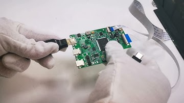 HDMI TYPE-C LCD Controller Board VS-RTD2556HC30-V1 with 14inch NV140FHM 1920X1080 IPS LCD Screen