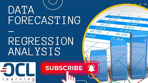 Forecasting in Excel - Regression Analysis