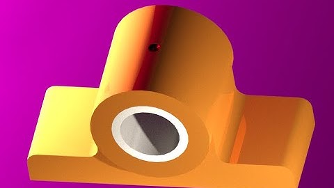 How to make bushed bearing in autocad ?