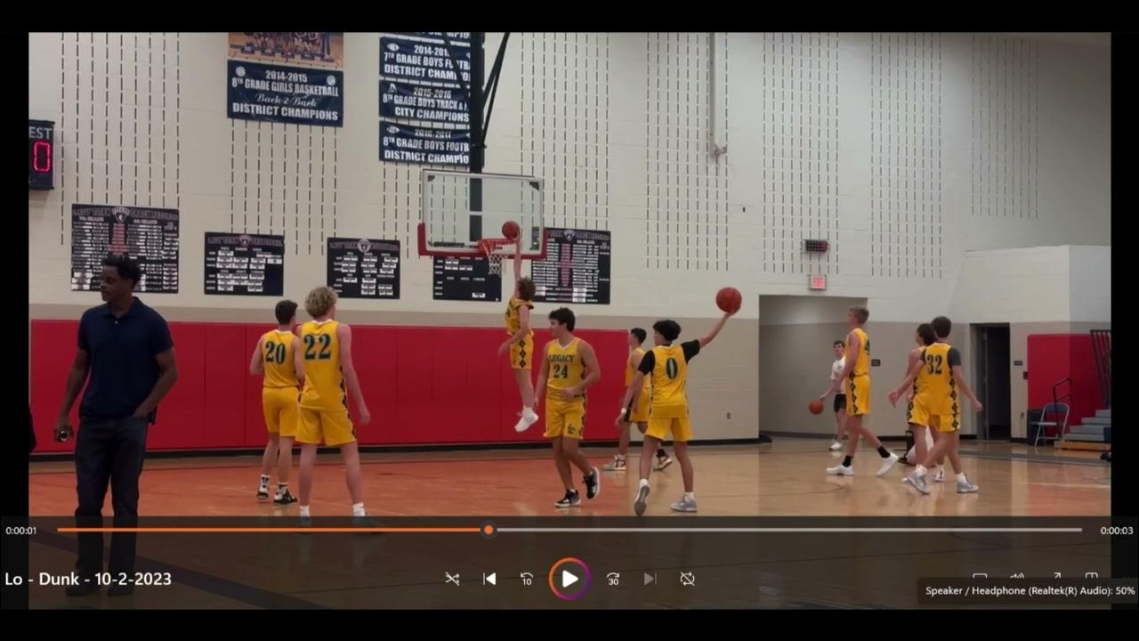 Logan McIntyre, 2025 Basketball Dunk YouTube