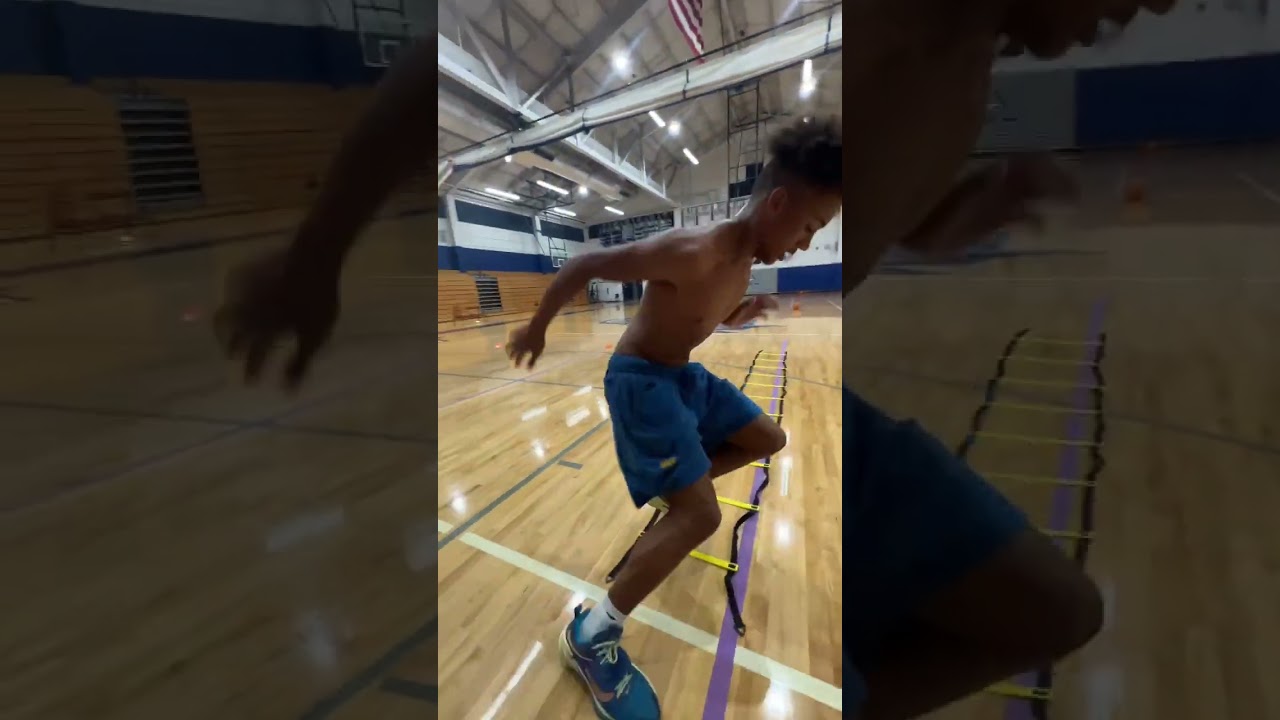 Basketball ball agility and footwork 