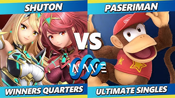 Wave 4 - Shuton (Pyra Mythra) Vs. Paseriman (Diddy Kong) Smash Ultimate - SSBU