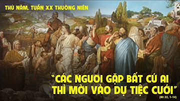 THỨ 5 - TUẦN 20 MÙA THƯỜNG NIÊN