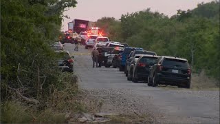 Officials give update on dozens reportedly found dead in a semitruck in San Antonio