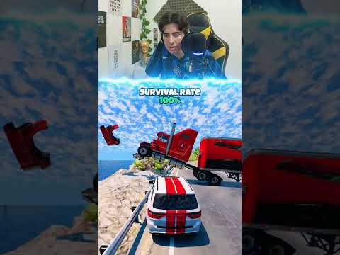 رد شدن ماشین های مختلف از خطرناکترین مسیر ماشین ها نابود شدن