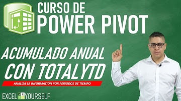 📌 CURSO de POWER PIVOT para EXCEL |  Acumulados con TOTALYTD | Clase 30