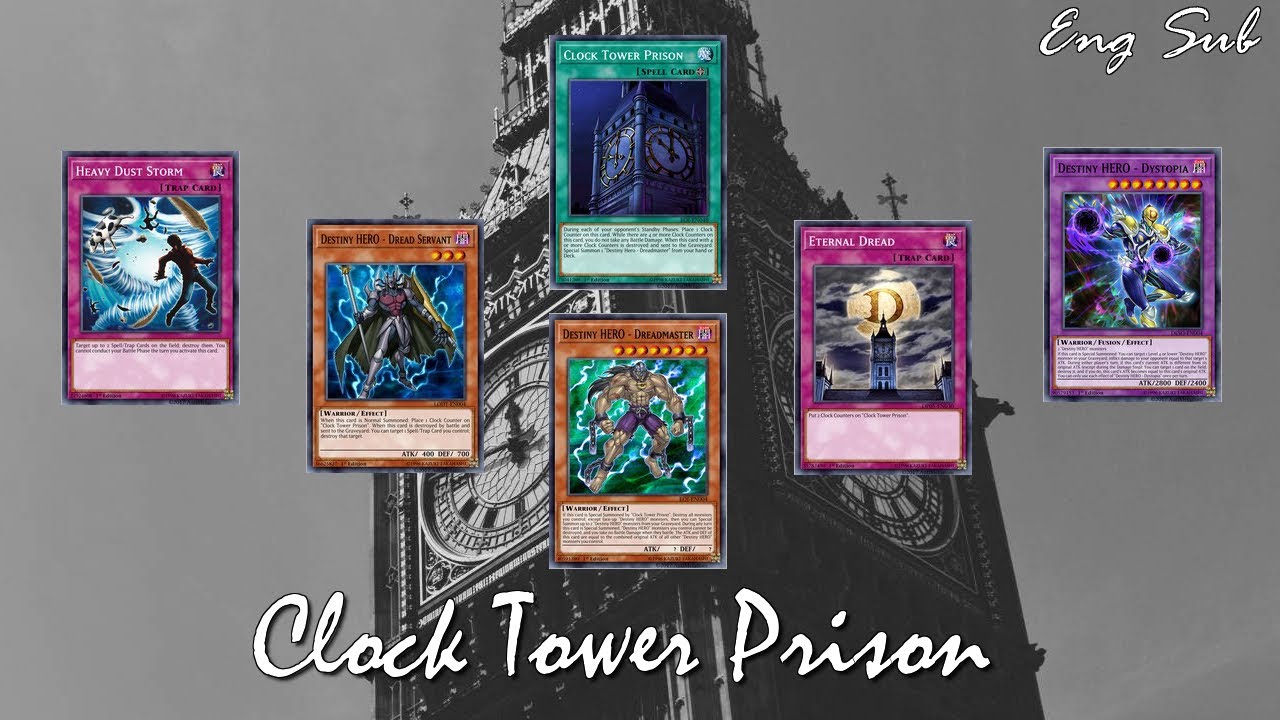 遊戯王ads 幽獄の時計塔 搭載 D Hero Clock Tower Prison Destiny Hero Edopro Youtube