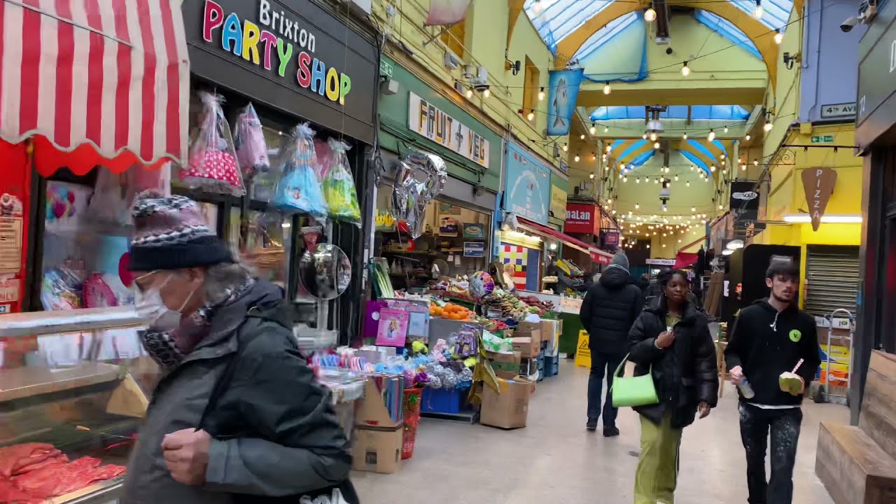 Brixton Village - Brixton Market - London Walking Tour November 2021