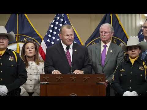 Congressman Nehls speaks at a House Republicans Police Week Press Conference. 5/14/2026