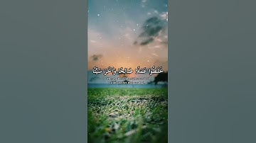 ( واخرون اعترفوا بذنوبهم خلطوا عملا صالحا واخر سيئا )   تلاوة مميزة للقارئ #انس_المالك