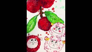 Bayberry#Creative art#Art courseware#Art presentation ppt#Children s painting#One Drawing