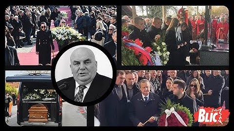 SAHRANJEN DRAGAN MARKOVIĆ PALMA: Supruga nema od bola, Ceca slomljena zbog smrti prijatelja
