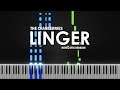 Capture de la vidéo The Cranberries - Linger Short Piano Cover (Royel Otis Version)