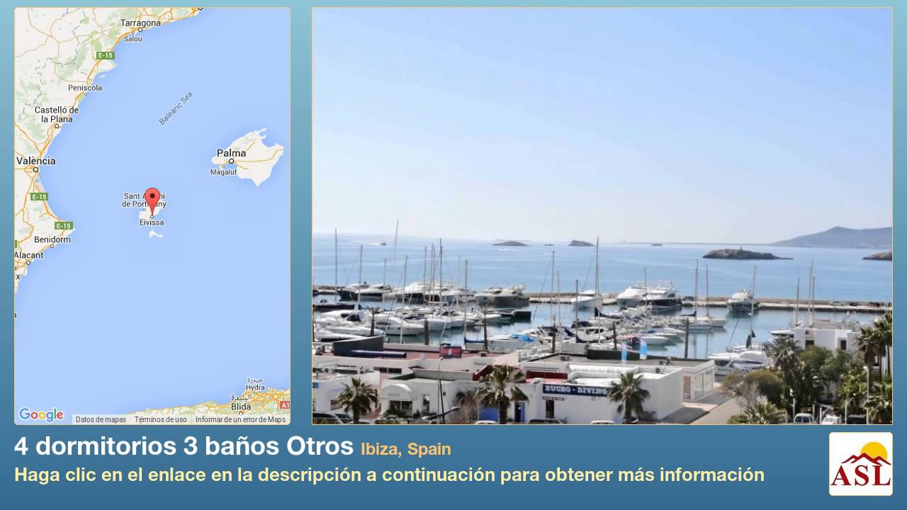 4 dormitorios 3 baños Otros se Vende en Ibiza, Spain