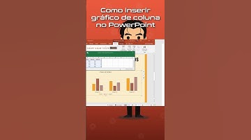 Como colocar gráfico de coluna no PowerPoint #powerpoint #microsoft #slide #treinandosoftwares