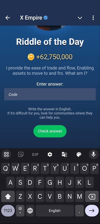 Today Riddle of the day X empire | 18 - 19 September Riddle of the day
