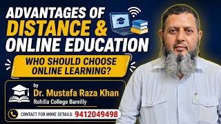 Advantages of Distance & Online Education | Who Should Choose Online Learning? #distance #online.