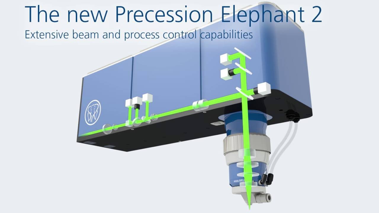 ARGES Precession Elephant 2 Scankopf zum hochpräzisen Laserbohren und -schneiden